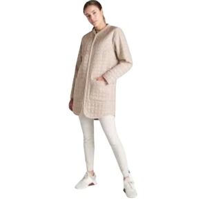 Athleta Women's Grandview PrimaLoft Quilted Shell Jacket Small Gorpcore Neutral